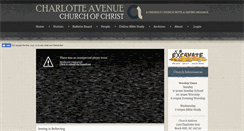 Desktop Screenshot of charlotteavechurchofchrist.org